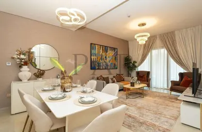 Living / Dining Room image for: Apartment - 1 Bedroom - 2 Bathrooms for sale in Eleganz by Danube - Jumeirah Village Circle - Dubai, Image 1
