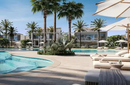 Pool image for: Villa - 5 Bedrooms - 6 Bathrooms for sale in Bay Villas - Dubai Islands - Deira - Dubai, Image 1