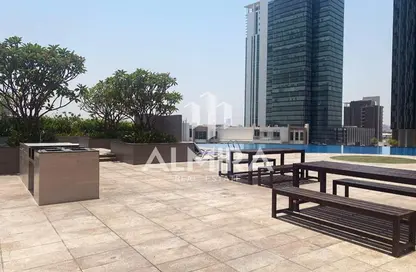 Terrace image for: Apartment - 1 Bedroom - 2 Bathrooms for rent in Marina Blue Tower - Marina Square - Al Reem Island - Abu Dhabi, Image 1