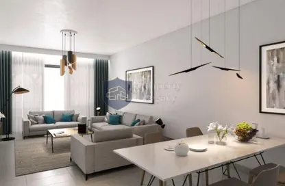 Living / Dining Room image for: Apartment - 1 Bedroom - 2 Bathrooms for sale in Marina Living - Dubai Marina - Dubai, Image 1