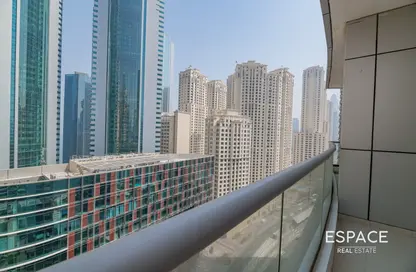 شقة - غرفة نوم - 2 حمامات للايجار في باي سنترال غرب - باي سنترال - دبي مارينا - دبي
