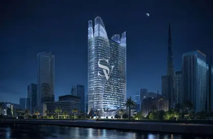 Apartment - Studio - 1 Bathroom for sale in Binghatti Skyhall - Business Bay - Dubai