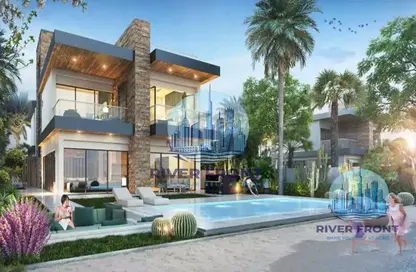 Townhouse - 5 Bedrooms - 5 Bathrooms for sale in Costa Brava 2 - Costa Brava at DAMAC Lagoons - Damac Lagoons - Dubai