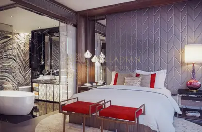 Room / Bedroom image for: Apartment - 2 Bedrooms - 2 Bathrooms for rent in Aykon City Tower C - Aykon City - Business Bay - Dubai, Image 1