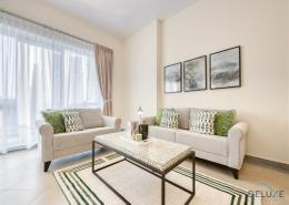Living Room image for: Apartment - 2 bedrooms - 2 bathrooms for rent in Madison Residency - Barsha Heights (Tecom) - Dubai, Image 1