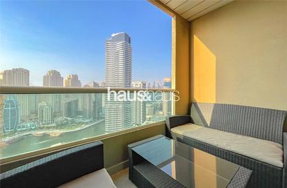 Apartment - 3 Bedrooms - 3 Bathrooms for rent in Manchester Tower - Dubai Marina - Dubai