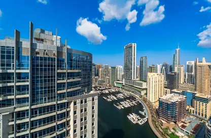 Apartment - 3 Bedrooms - 3 Bathrooms for rent in Marina Wharf 2 - Marina Wharf - Dubai Marina - Dubai