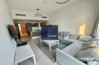 Living Room image for: Apartment - 1 Bedroom - 2 Bathrooms for rent in Aria - Jumeirah Village Circle - Dubai, Image 1