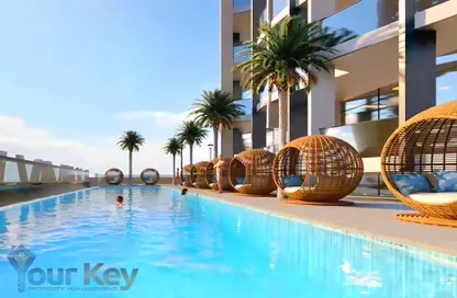 صورة لـ حوض سباحة شقة - 2 غرف نوم - 3 حمامات للبيع في برج ريناد - جزيرة الريم - أبوظبي ، صورة رقم 1