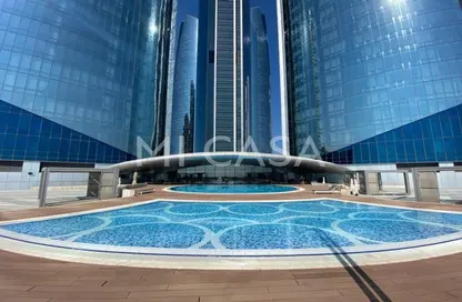 Pool image for: Apartment - 3 Bedrooms - 4 Bathrooms for rent in Etihad Towers - Corniche Road - Abu Dhabi, Image 1