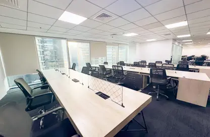 Office Space - Studio - 1 Bathroom for rent in The Binary Tower - Business Bay - Dubai