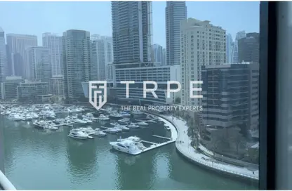 Apartment - 3 Bedrooms - 3 Bathrooms for rent in Marina Wharf 2 - Marina Wharf - Dubai Marina - Dubai