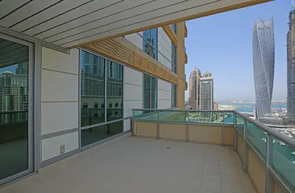Penthouse - 4 Bedrooms - 4 Bathrooms for rent in Al Yass Tower - Emaar 6 Towers - Dubai Marina - Dubai