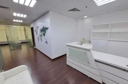 Office Space - Studio - 1 Bathroom for rent in Clover Bay Tower - Business Bay - Dubai