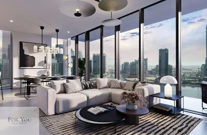 Apartment - 1 Bedroom - 2 Bathrooms for sale in Peninsula Four - Peninsula - Business Bay - Dubai