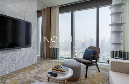 النزل و الشقق الفندقية - غرفة نوم - 2 حمامات للبيع في برج زعابيل ١ - زعبيل 1 - زعبيل - دبي