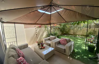 Terrace image for: Villa - 4 Bedrooms - 4 Bathrooms for rent in Arabian Style - Al Reef Villas - Al Reef - Abu Dhabi, Image 1