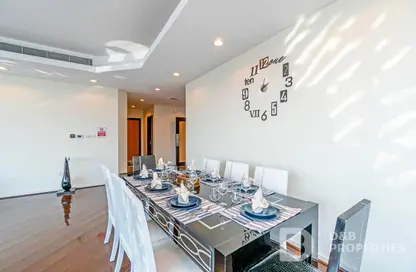 Dining Room image for: Apartment - 4 Bedrooms - 3 Bathrooms for rent in Horizon Tower - Dubai Marina - Dubai, Image 1