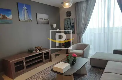 Living Room image for: Apartment - 2 Bedrooms - 2 Bathrooms for rent in Sobha Creek Vistas Tower B - Sobha Hartland - Mohammed Bin Rashid City - Dubai, Image 1