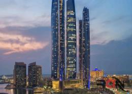 Apartment - 1 bedroom - 2 bathrooms for rent in Etihad Tower 2 - Etihad Towers - Corniche Road - Abu Dhabi