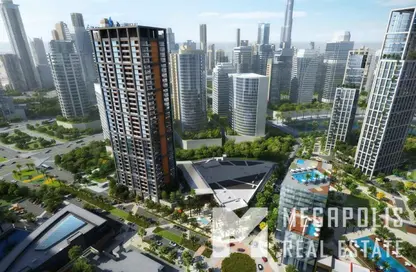 Apartment - Studio - 1 Bathroom for sale in Peninsula Two - Peninsula - Business Bay - Dubai