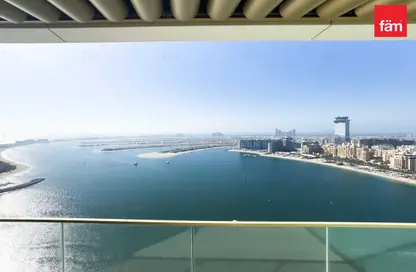 Apartment - 3 Bedrooms - 4 Bathrooms for rent in Grand Bleu Tower 1 - EMAAR Beachfront - Dubai Harbour - Dubai