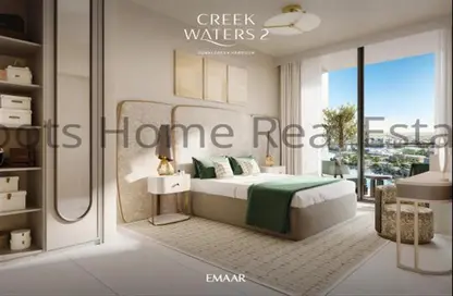 Room / Bedroom image for: Apartment - 1 Bedroom - 1 Bathroom for sale in Dubai Creek Residence Tower 2 South - Dubai Creek Harbour (The Lagoons) - Dubai, Image 1