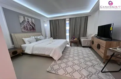 Room / Bedroom image for: Apartment - 1 Bathroom for rent in Pacific - Al Marjan Island - Ras Al Khaimah, Image 1