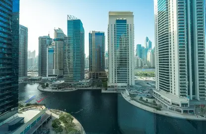 شقة - غرفة نوم - 2 حمامات للايجار في ليك فيو - (JLT) مجمع B - أبراج بحيرة الجميرا - دبي