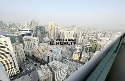 شقة - 2 غرف نوم - 2 حمامات للايجار في برج النخلة 3 - أبراج النخلة - المجاز - الشارقة