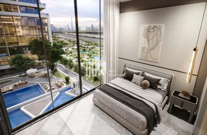 Room / Bedroom image for: Apartment - 2 Bedrooms - 3 Bathrooms for sale in Sobha Creek Vista Heights - Sobha Hartland - Mohammed Bin Rashid City - Dubai, Image 1