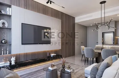 Living / Dining Room image for: Apartment - 2 Bedrooms - 3 Bathrooms for sale in Samana Barari Views 2 - Majan - Dubai, Image 1