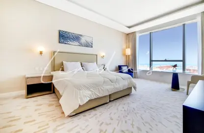 صورة لـ غرفة- غرفة النوم شقة - 1 حمام للبيع في برج النخيل - نخلة جميرا - دبي ، صورة رقم 1