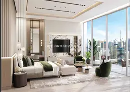Living Room image for: Apartment - 1 Bedroom - 2 Bathrooms for sale in Liv Lux - Dubai Marina - Dubai, Image 1
