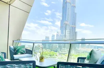 Apartment - 3 Bedrooms - 5 Bathrooms for rent in Burj Vista 1 - Burj Vista - Downtown Dubai - Dubai