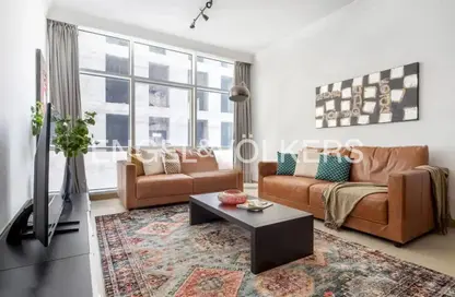 Apartment - 1 Bedroom - 2 Bathrooms for rent in MAG 218 - Dubai Marina - Dubai