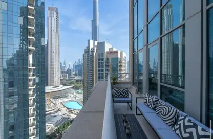 Apartment - 1 Bedroom - 2 Bathrooms for rent in 29 Burj Boulevard Tower 1 - 29 Burj Boulevard - Downtown Dubai - Dubai