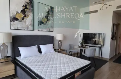 Apartment - Studio - 1 Bathroom for rent in AURA by Grovy - Jumeirah Village Circle - Dubai