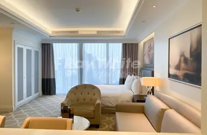 Living Room image for: Apartment - 1 Bathroom for sale in Kempinski BLVD - Downtown Dubai - Dubai, Image 1