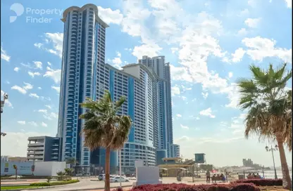 Apartment - 2 Bedrooms - 2 Bathrooms for rent in Ajman Corniche Residences - Ajman Corniche Road - Ajman