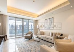 Living Room image for: Apartment - 2 bedrooms - 2 bathrooms for rent in The Address Downtown Hotel - Downtown Dubai - Dubai, Image 1