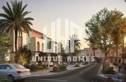 Outdoor House image for: Townhouse - 2 Bedrooms - 3 Bathrooms for sale in Yas Park Gate - Yas Island - Abu Dhabi, Image 1