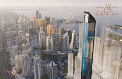 Apartment - 1 Bedroom - 2 Bathrooms for sale in Aeternitas Tower - Dubai Marina - Dubai
