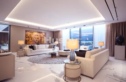 Living Room image for: Penthouse - 4 Bedrooms - 5 Bathrooms for sale in The S Tower - Dubai Internet City - Dubai, Image 1