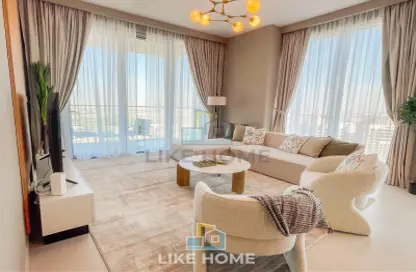 Living Room image for: Apartment - 3 Bedrooms - 4 Bathrooms for rent in The Grand - Dubai Creek Harbour (The Lagoons) - Dubai, Image 1