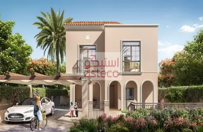 Outdoor House image for: Townhouse - 3 Bedrooms - 4 Bathrooms for sale in Yas Park Gate - Yas Island - Abu Dhabi, Image 1