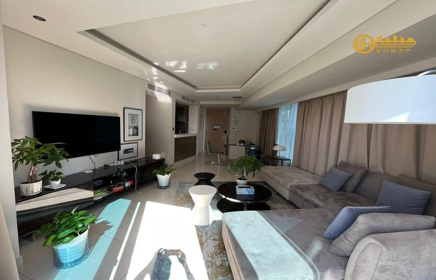 Apartment for Rent in Tower B Furnished 2BR with Burj Khalifa View