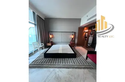 صورة لـ غرفة- غرفة النوم شقة - غرفة نوم - 1 حمام للبيع في برج دولفين - الخليج التجاري - دبي ، صورة رقم 1
