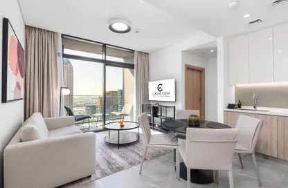 شقة - غرفة نوم - 1 حمام للايجار في بنسويلا ون - بنينسولا - الخليج التجاري - دبي