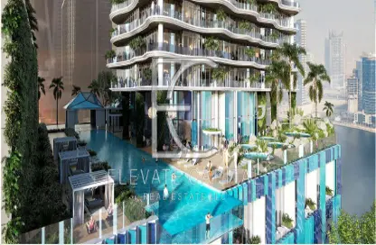 صورة لـ مبنى خارجي شقة - غرفة نوم - 2 حمامات للبيع في شيك تاور - الخليج التجاري - دبي ، صورة رقم 1